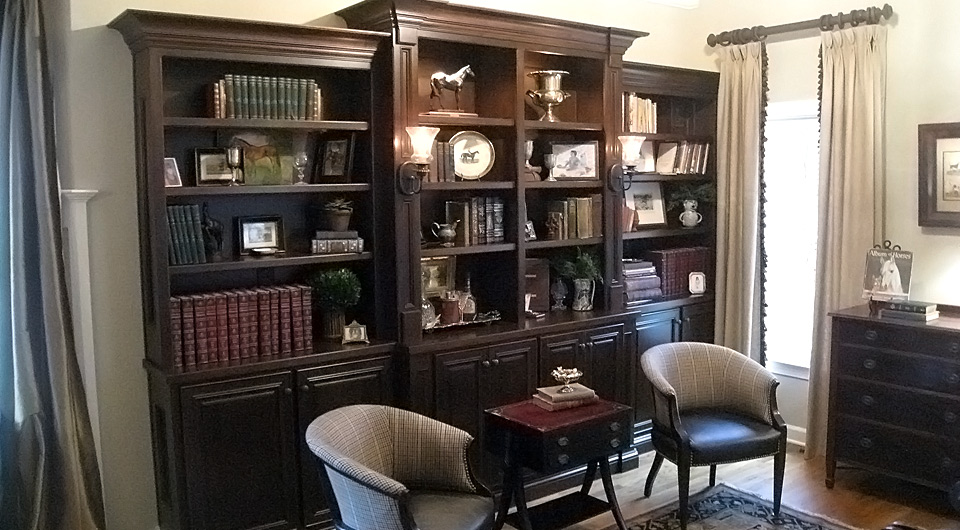 Maple Library Cabinets